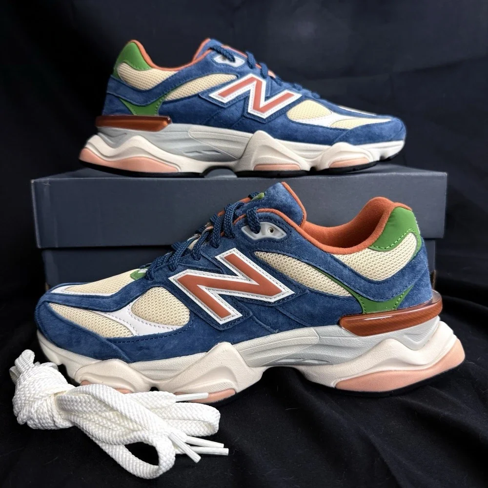 Size 8 New Balance 9060 Blue Beige Mens Shoes (U9060LDC) Lifestyle‎ Sneakers